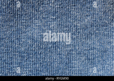 Il Denim Tessuto blu come sfondo closeup Foto Stock