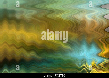 Una foto di astratta onde. Disegnata a mano la pittura ad olio. Un opera del pittore. Un paesaggio di acqua. Sfondo colorato della pittura a olio Foto Stock