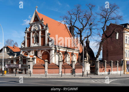Chiesa nel centro della città di Przemysl in Polonia, Podkarpackie, l'Europa. Foto Stock