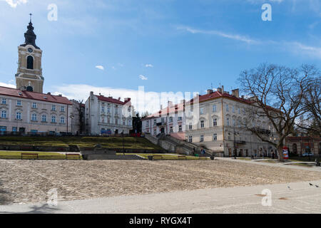 Centro di Przemysl città in Polonia, Podkarpackie, l'Europa. Foto Stock