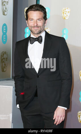 L' EE British Academy Film Awards 2019 tenutosi presso la Royal Albert Hall - Arrivi con: Bradley Cooper dove: Londra, Regno Unito quando: 10 Feb 2019 Credit: Mario Mitsis/WENN.com Foto Stock