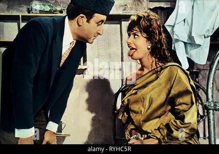 PETER SELLERS, Sophia Loren, la MILLIONAIRESS, 1960 Foto Stock