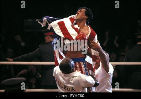 TONY BURTON, Sylvester Stallone, BURT YOUNG, Rocky IV, 1985