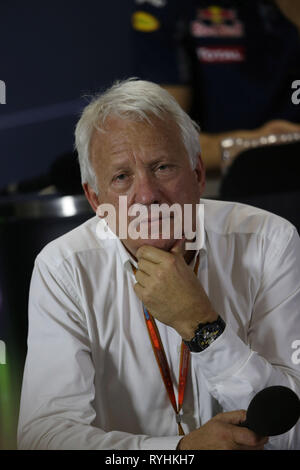 FILE PICS Charlie Whiting F1 direttore di gara è morto oggi, Melbourne,... FILE PICS Charlie Whiting F1 direttore di gara è morto il 14 marzo 2019. Sao Paulo, Brasile. Decimo Nov, 2016. © Foto4/LaPresse 10/11/2016 Sao Paulo, Brasile Sport Gran premio di Formula Uno del Brasile 2016 nel pic: Charlie Whiting (GBR), direttore di gara e delegato sicurezza Credito: LaPresse/Alamy Live News Foto Stock