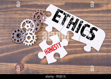 Etica e onestà concept Foto Stock