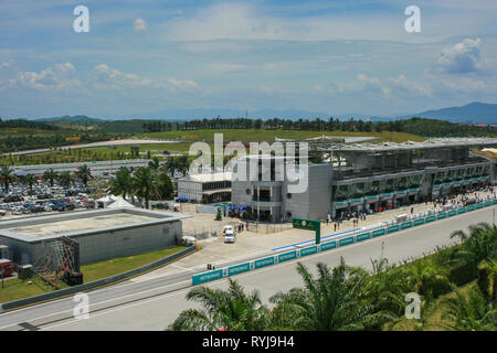 Formula Uno (F1) campionato 2015, Circuito di Sepang, Kuala Lumpur, Malesia Foto Stock