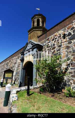 Ingresso al Castello di Buona Speranza a Cape Town. Foto Stock