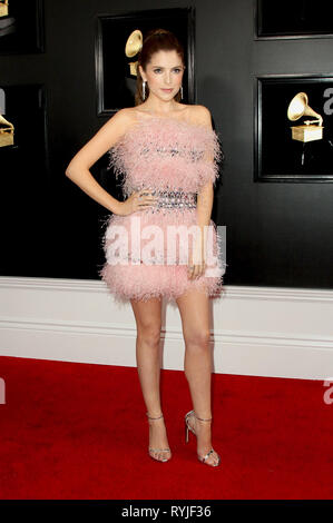 61 Annual Grammy Awards tenutosi presso la Staples Center - Arrivi con: Anna Kendrick dove: Los Angeles, California, Stati Uniti quando: 10 Feb 2019 Credit: Adriana M. Barraza/WENN.com Foto Stock