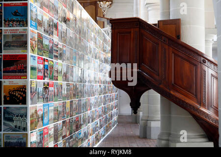 Festival immagini. Visual Arts biennale di Vevey. La chiesa di San Martino. Vevey. La Svizzera. Foto Stock