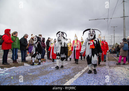 Il Carnevale di Basilea 2019 Foto Stock