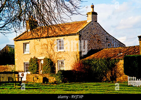 Country House, Est Witton, North Yorkshire, Inghilterra Foto Stock