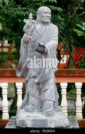 Truc Lam Phuong Nam tempio buddista. Cullapatka statua. Can Tho. Il Vietnam. Foto Stock