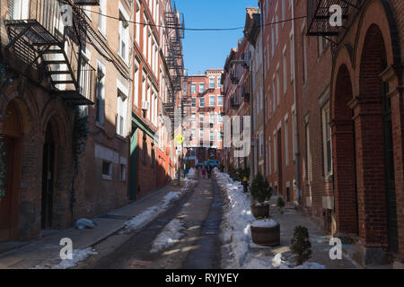 Margaret Street, Boston, Massachusetts Foto Stock