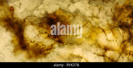 Arancione rari marmi naturali. Il miele onyx pannello parete. Texture di sfondo Foto Stock