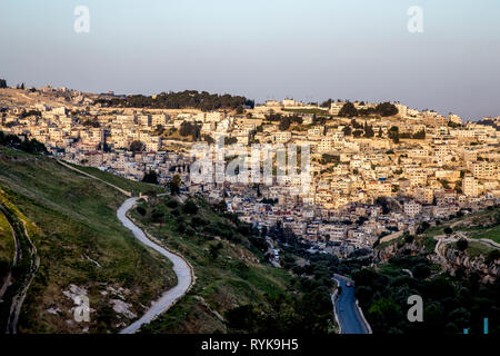 Silwan, Gerusalemme, Israele. Foto Stock