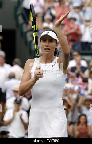 JOHANNA KONTA, GRAN BRETAGNA, i campionati di Wimbledon 2017, 2017 Foto Stock