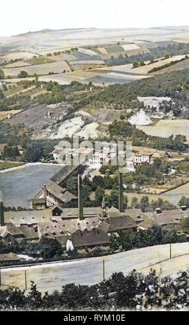 Gradierwerk Bad Sulza, Bad Sulza, 1906 Turingia, Salinenwerke Foto Stock