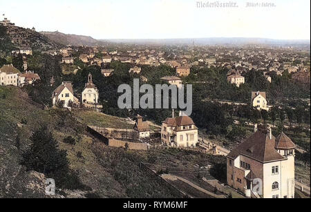 Altfriedstein, Friedensburg (Radebeul) 1903, Landkreis Meißen, Niederlößnitz, Germania Foto Stock