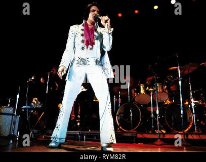 ELVIS PRESLEY, Elvis on tour 1972 Foto Stock