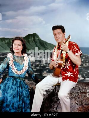 BLACKMAN,PRESLEY, Blue Hawaii, 1961 Foto Stock