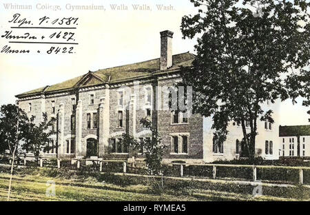 Palestre (scuole), Walla Walla Washington, 1906, Washington (stato), Whitman College, Palestra Foto Stock