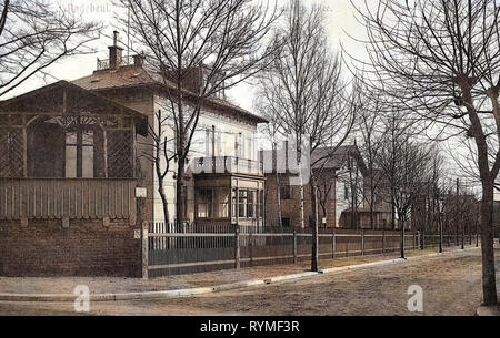 Villa Nizzastraße 30 (Radebeul), Dr.-Schmincke-Allee, 1907, Landkreis Meißen Radebeul, Kaiser Friedrich, Allee, Germania Foto Stock