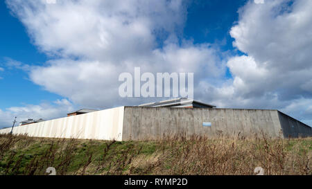 Vista esterna di HMP Edimburgo in Saughton, Edimburgo, Scozia, Regno Unito Foto Stock