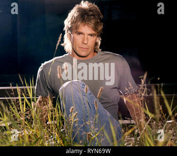 RICHARD Dean Anderson, MACGYVER, 1985 Foto Stock