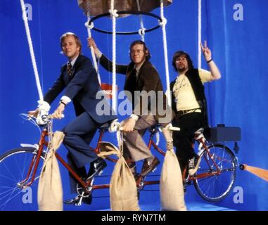 BROOKE-TAYLOR,GIARDINO,ODDIE, i goodies, 1970 Foto Stock