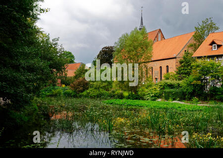 Abbazia di Wienhausen (Kloster Wienhausen): Chiesa abbaziale, quartiere di celle, bassa Sassonia, Germania Foto Stock