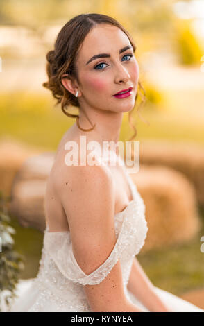 Campagna Wedding Shoot Foto Stock