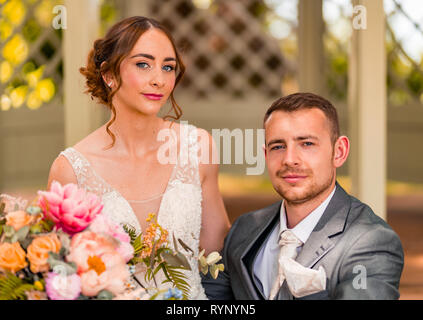 Campagna Wedding Shoot Foto Stock