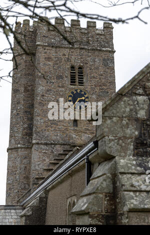 San Pietro Chiesa Parrocchiale, Buckland in moro Foto Stock