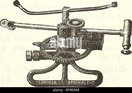 Dreer dell elenco di mezza estate 1927 (1927) del Dreer elenco di mezza estate 1927 . dreersmidsummerl1927henr Anno: 1927 Universal Prato TWINSPRAY Sprinkler Skinner's Peacock irrigatore irrigatore rotante Foto Stock