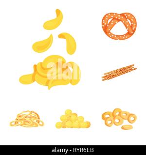 Chip,pretzel,paglia,onion, mais,potato,soft,snack,l'anello,flake,Tedesco,antipasti,fry,cereali,dolci,croccante,giallo,hot,forno, frutta,pane,cookie,colazione,salato,slice,cotto,wrap,sano,cibo,croccante,cotto,sapore,prodotto,menù,Oktoberfest,bar,parte,cottura,impostare,vettore,icona,immagine,isolato,raccolta,design,l'elemento,graphic,segno,cartoon,colore vettori vettore , Illustrazione Vettoriale