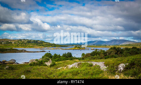 Paesaggi in Connemara, Co Galway, Irlanda Foto Stock