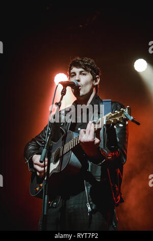 La Svizzera, Berna - Marzo 14, 2019. Il cantante irlandese, compositore e musicista Sion Hill esegue un concerto dal vivo al Bierhübeli di Berna. (Photo credit: Gonzales foto - Tilman Jentzsch). Credito: Gonzales foto/Alamy Live News Foto Stock