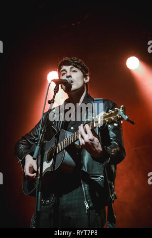 La Svizzera, Berna - Marzo 14, 2019. Il cantante irlandese, compositore e musicista Sion Hill esegue un concerto dal vivo al Bierhübeli di Berna. (Photo credit: Gonzales foto - Tilman Jentzsch). Credito: Gonzales foto/Alamy Live News Foto Stock