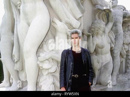 Regista americano Jim Jarmusch. Parigi, 1984 Foto Stock