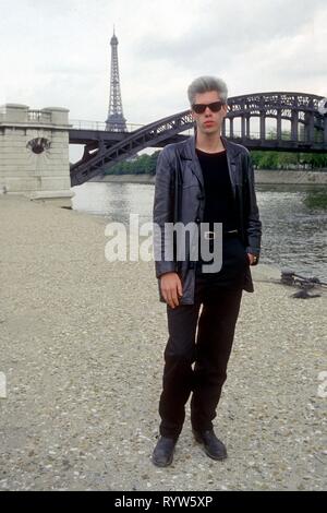 Regista americano Jim Jarmusch. Parigi, 1984 Foto Stock