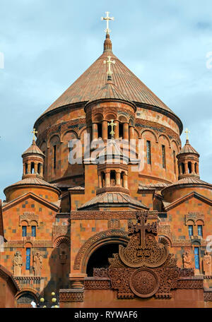 Saint Hovhannes chiesa, 17 km da Yerevan, Armenia. Foto Stock