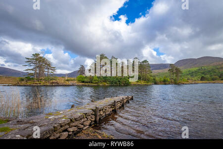 Lough Inchiquin sulla penisola di Beara Foto Stock