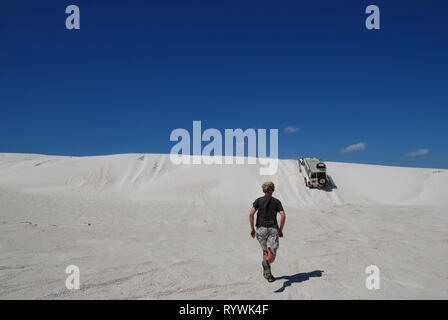 Lancelin, Australia occidentale, Australia. Xxi Mar, 2013. Lancelin dune di sabbia Foto Stock