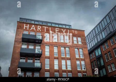 L'ex Hartley inceppamento della fabbrica in Bermondsey, Southwark, Londra UK Foto Stock