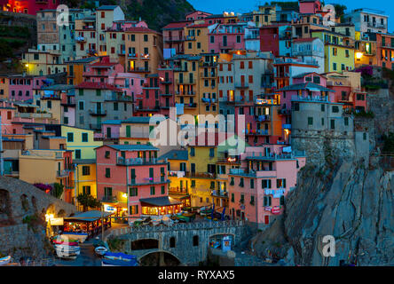 Parco nazionale di ' Le Cinque Terre'. Italia Foto Stock