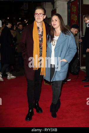 'Rip It Up" premere la notte a Garrick Theatre dotato di: Tom Fletcher, Giovanna Fletcher dove: Londra, Regno Unito quando: 12 Feb 2019 Credit: WENN.com Foto Stock