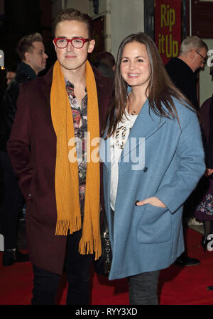 'Rip It Up" premere la notte a Garrick Theatre dotato di: Tom Fletcher, Giovanna Fletcher dove: Londra, Regno Unito quando: 12 Feb 2019 Credit: WENN.com Foto Stock