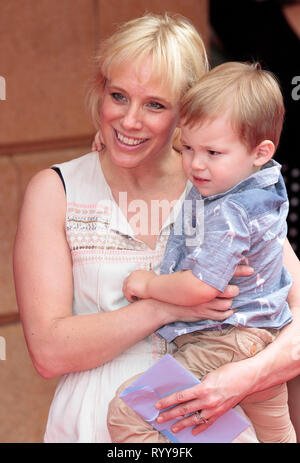 Jul 13, 2014 - Londra, Inghilterra, Regno Unito - Pudsey il cane: Il film Premiere mondiale a La Vue Cinema nel quadrato di Leicester, Londra Foto Mostra: Guest Foto Stock