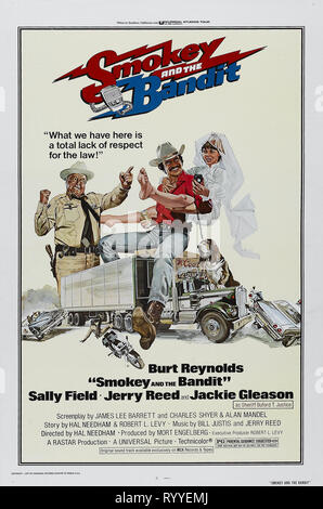 GLEASON,REYNOLDS,POSTER, Smokey e il bandito, 1977 Foto Stock