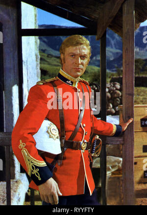 MICHAEL CAINE, ZULU, 1964 Foto Stock